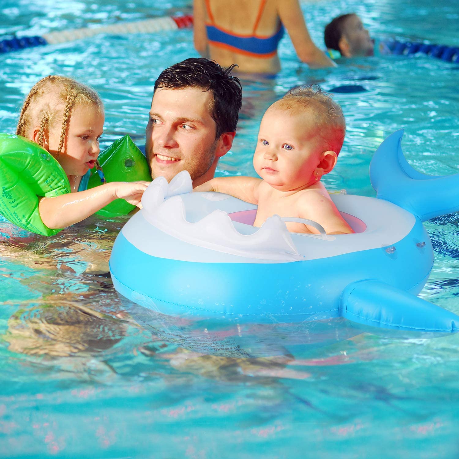 Piscina para que disfruten los niños