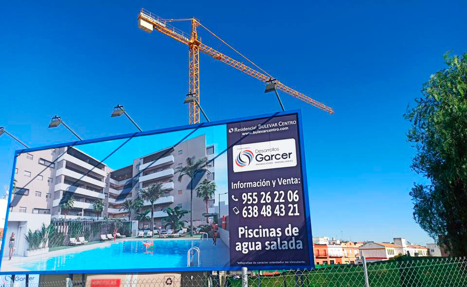 Obras en el Bulevar de San José de la Rinconada