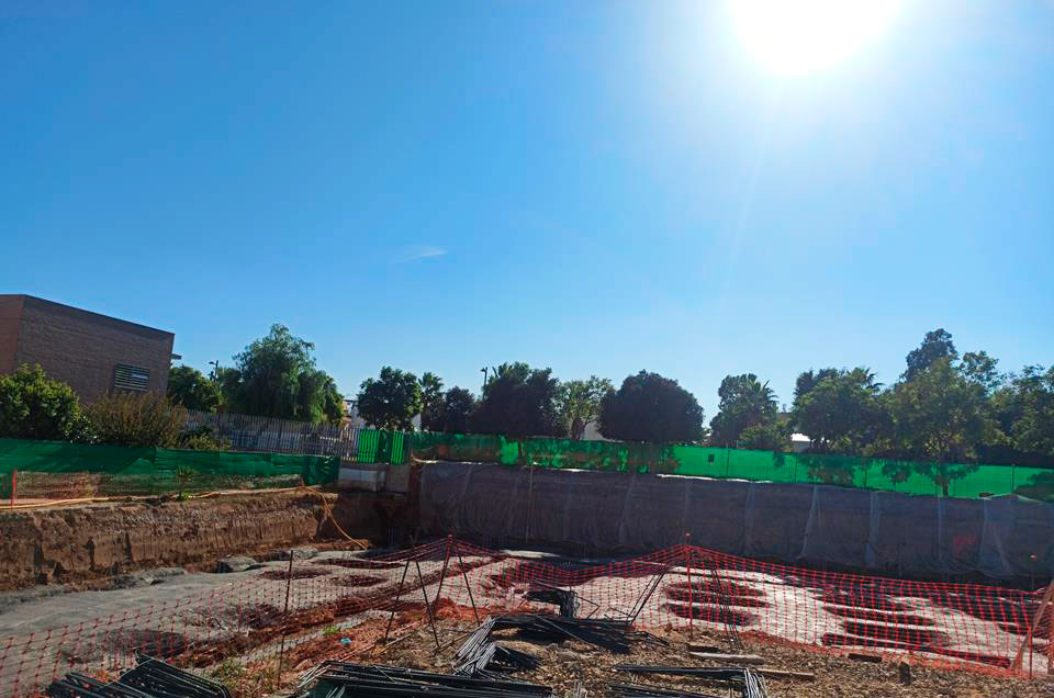 Obras en el Bulevar de San José de la Rinconada